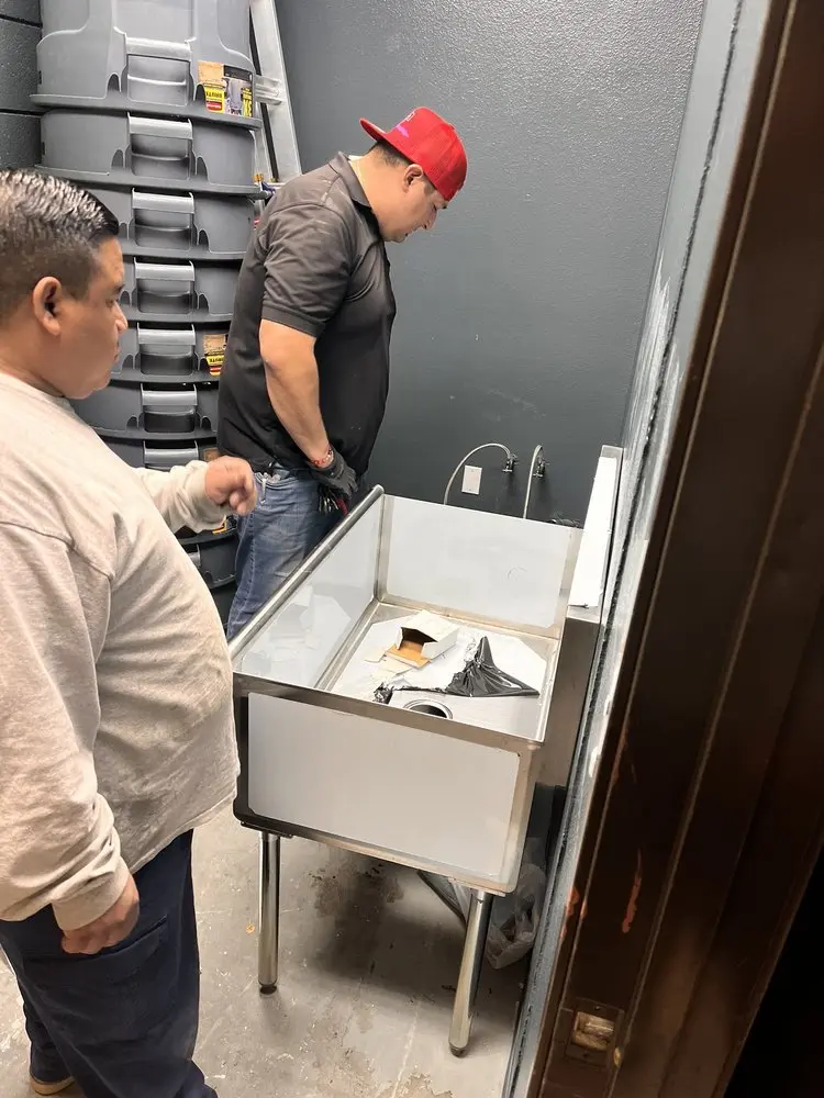 Commercial plumbing and sink installation in Highland City